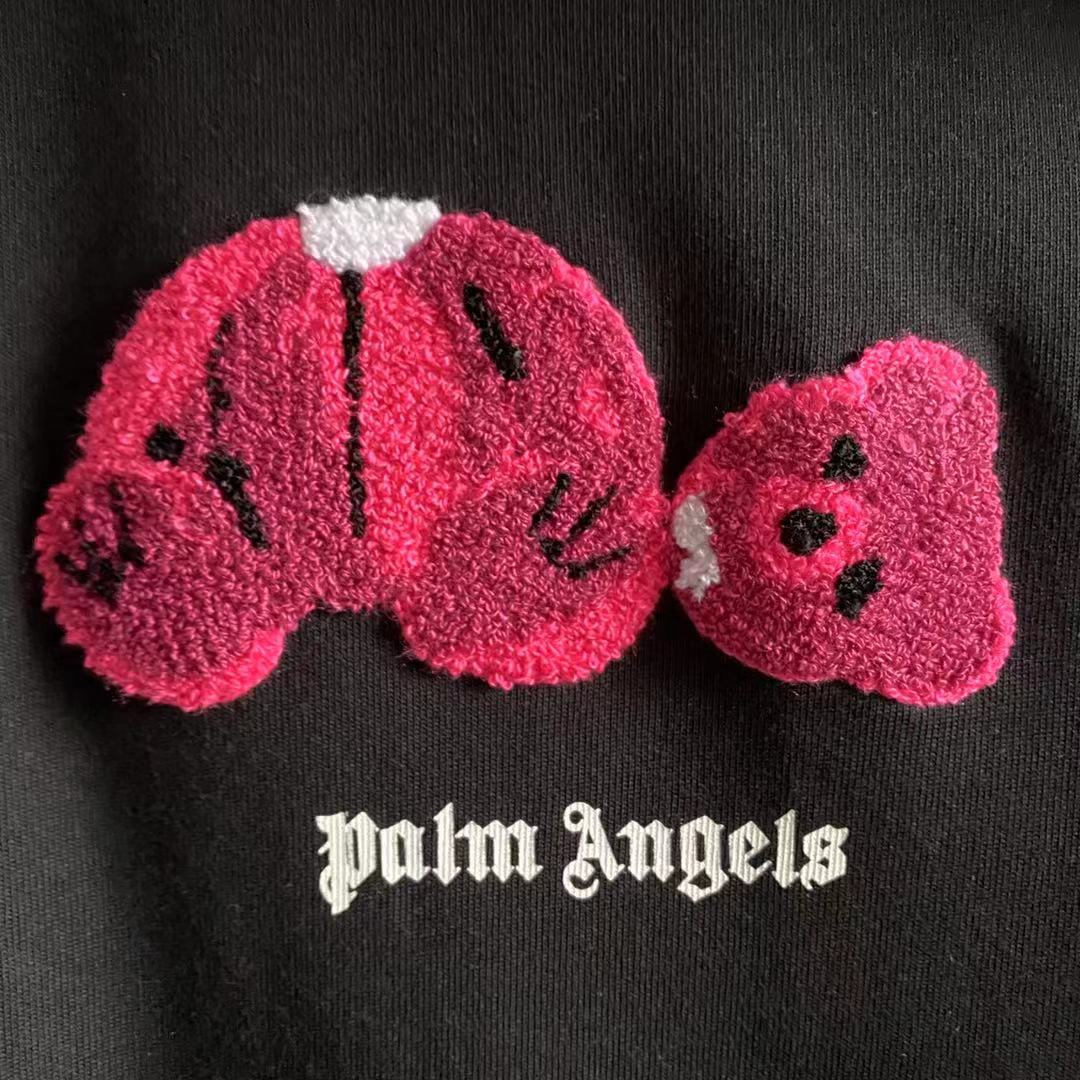 Palm Angels Pink Kill Bear Shirt