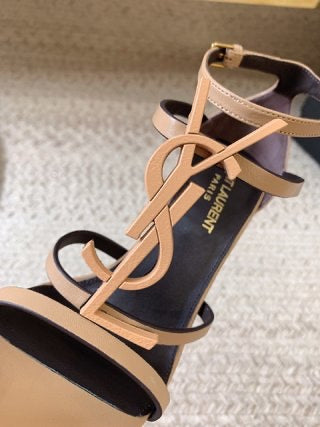 YSL High Heel Cassandra Sandals