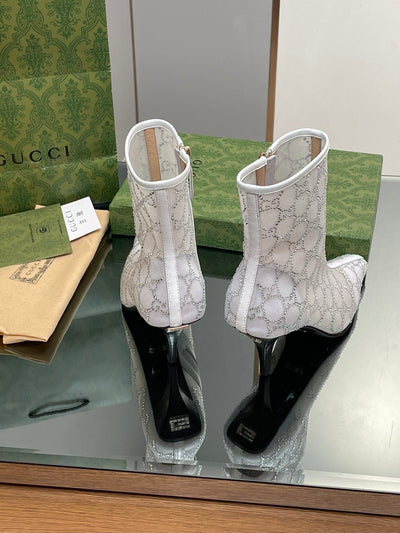 Gucci  GG Mid Heel Boots