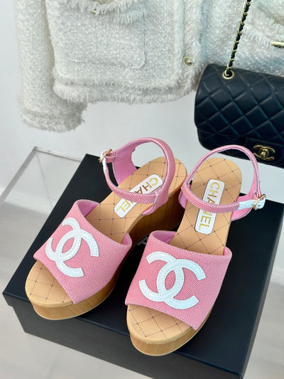 Chanel  Wedge Sandal