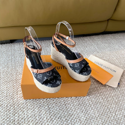 Louis Vuitton Helio's  Wedge Sandals