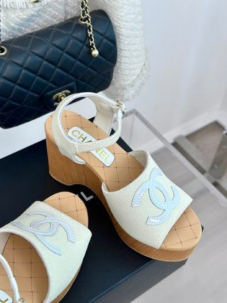 Chanel  Wedge Sandal