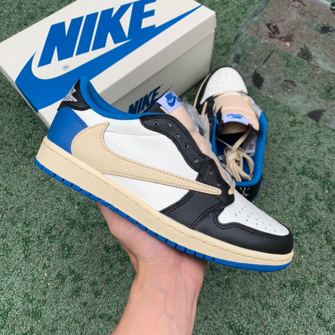 Nike Jordan 1 Low Fragment x Travis Scott Shoes