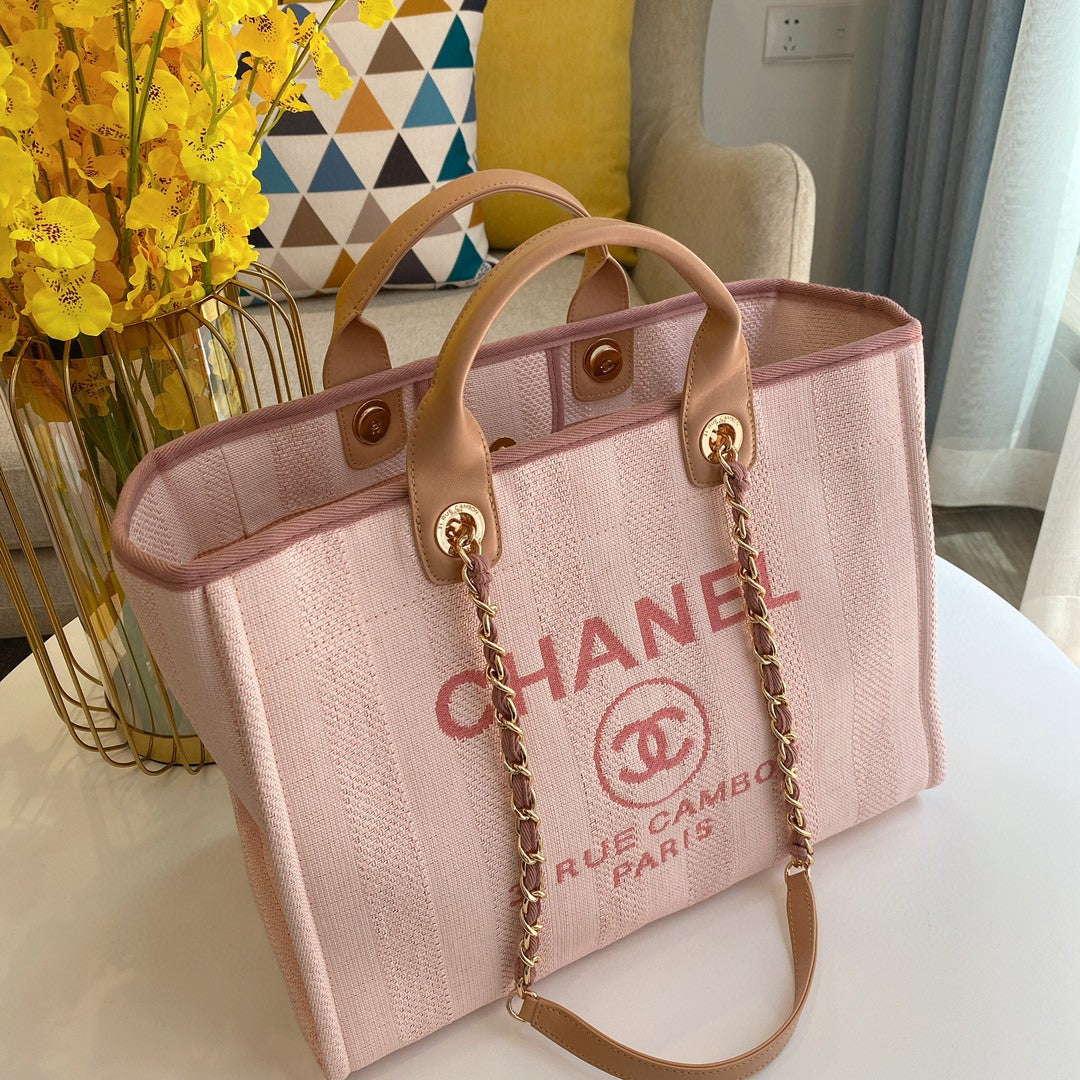 Chanel Deuaville Canvas Tote