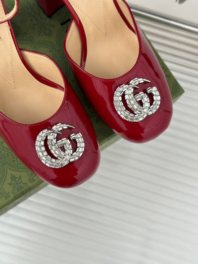 Gucci Platform Sandals With Double G
