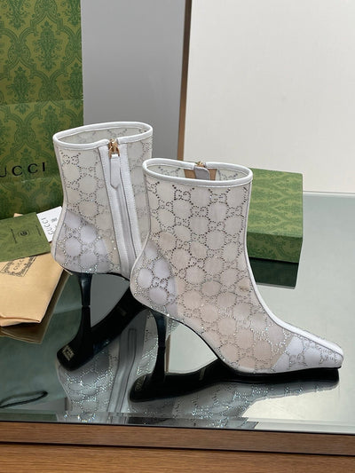 Gucci  GG Mid Heel Boots