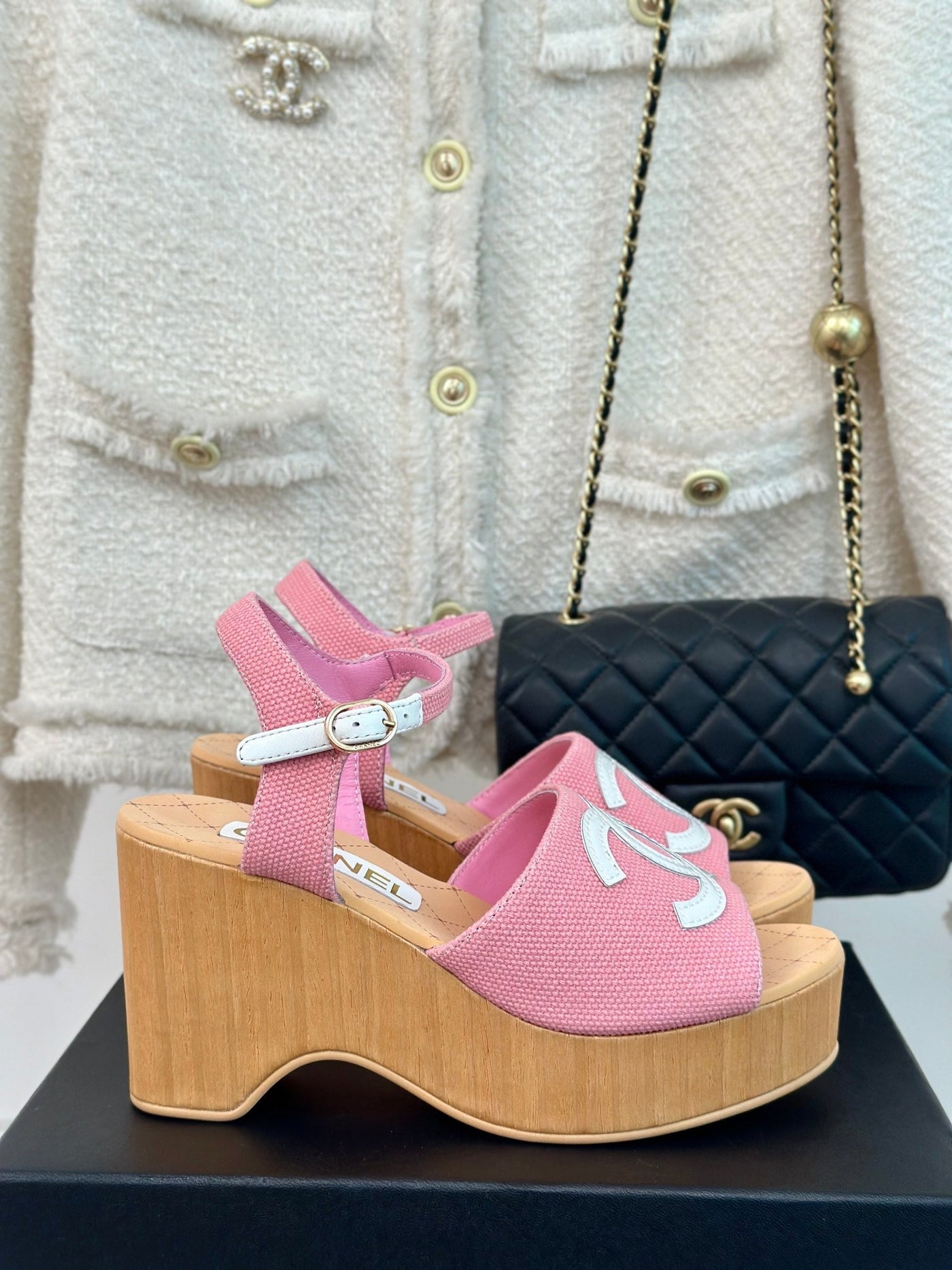 Chanel  Wedge Sandal