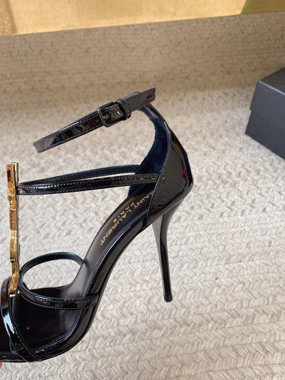 YSL High Heel Cassandra Sandals