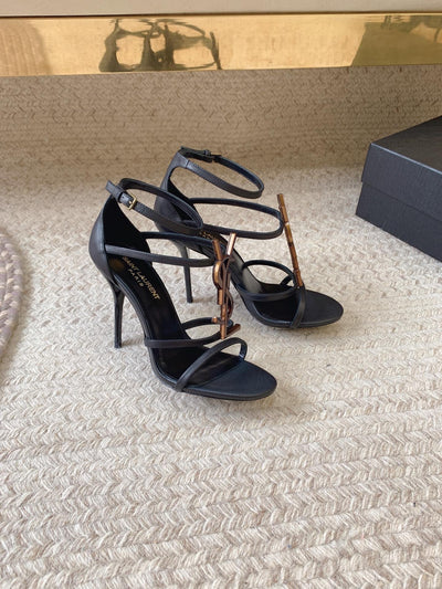 YSL High Heel Cassandra Sandals