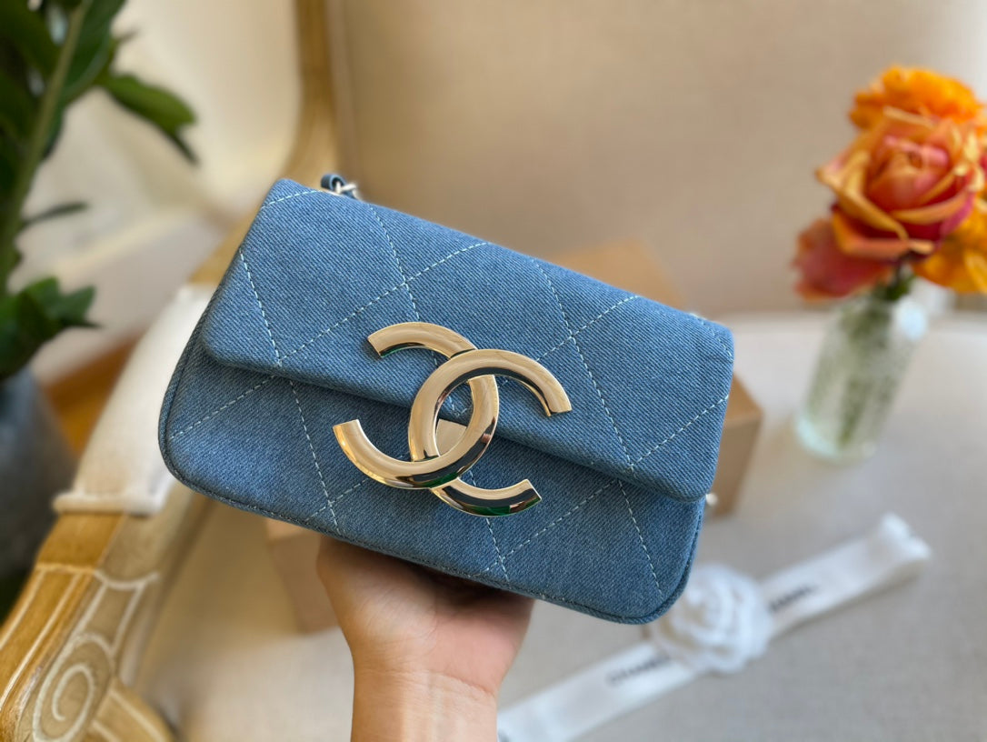 Denim Chanel Budget Bag