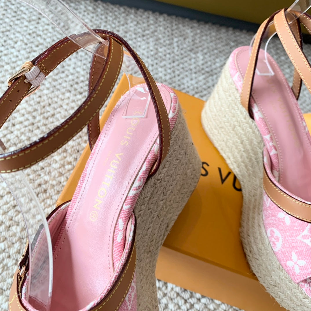 Louis Vuitton Isola Wedge Sandals