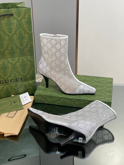 Gucci  GG Mid Heel Boots