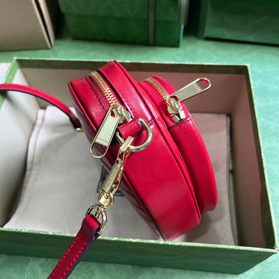 Gucci Interlocking G Mini Heart Shoulder Bag