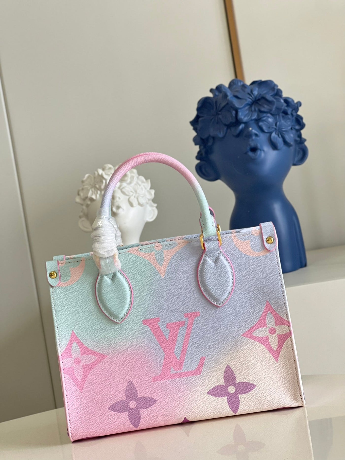 Pastel Louis Vuitton On The Go Tote Bag (25cm & 41cm)