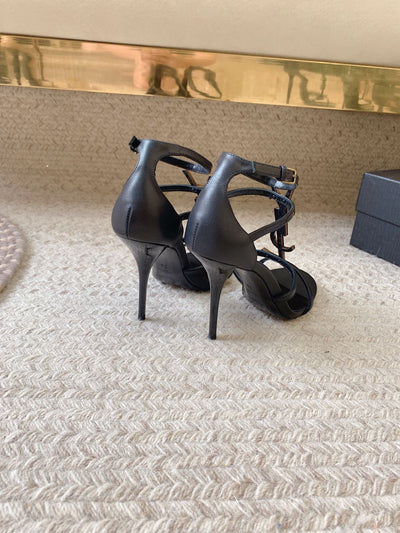 YSL High Heel Cassandra Sandals