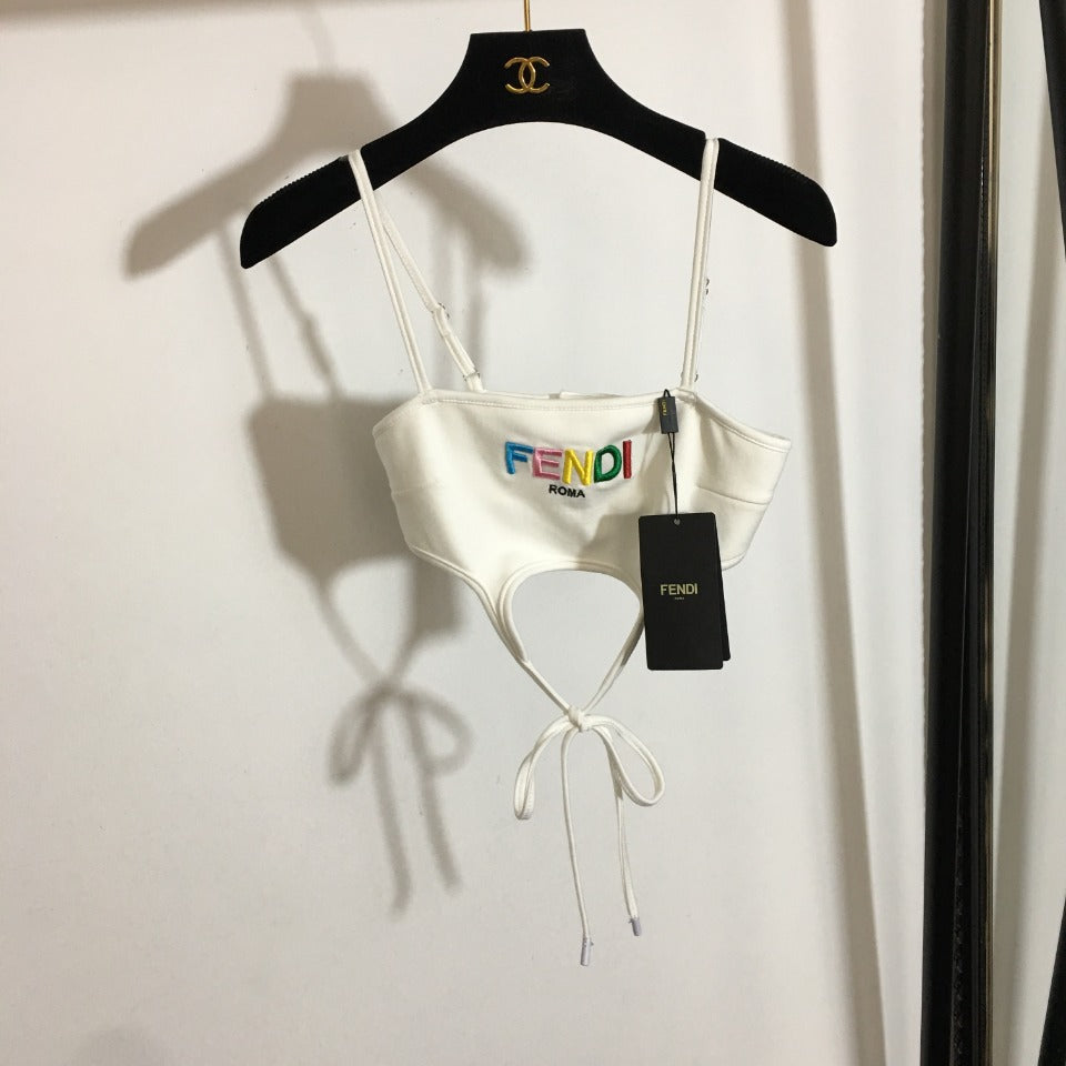 Fendi Embroidered Cropped Shirt