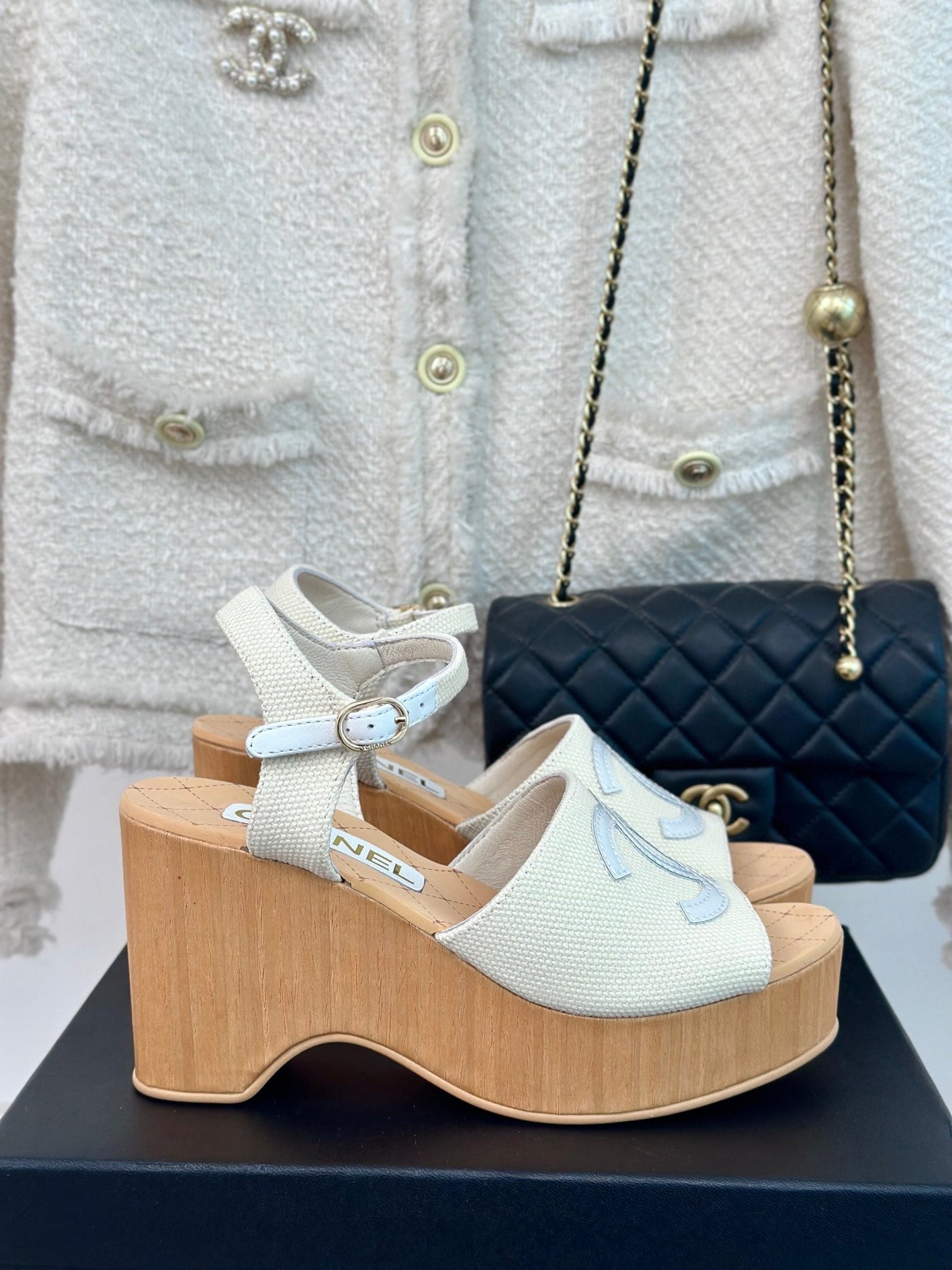 Chanel  Wedge Sandal