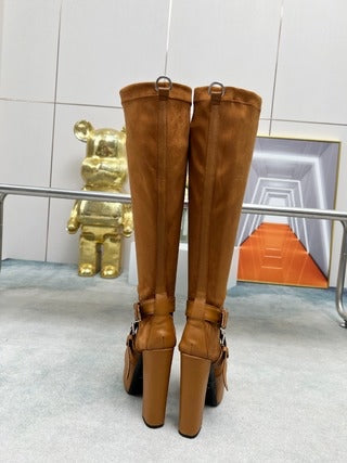 YSL Knee High Boots