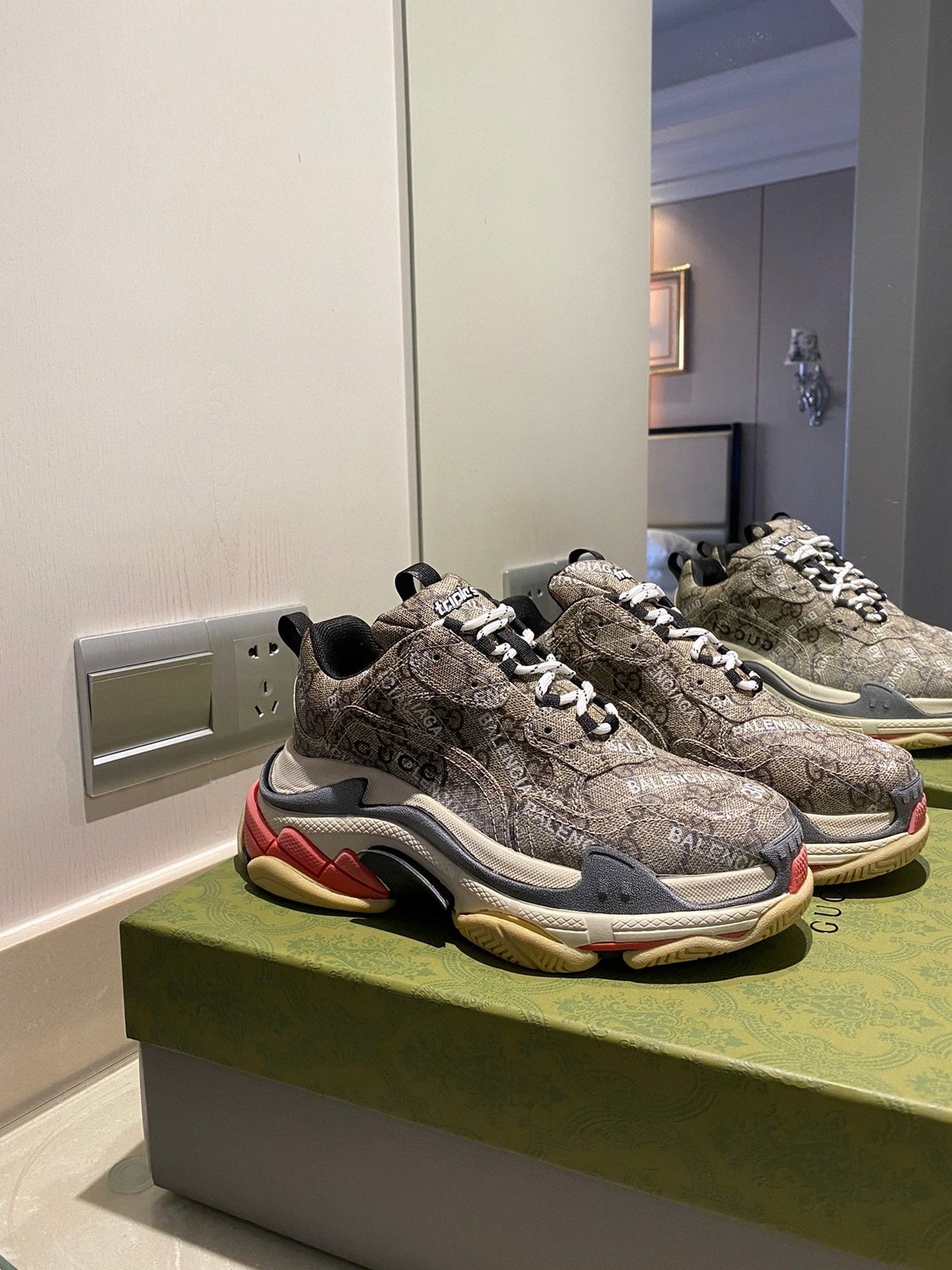 Gucci x Balenciaga Triple S Sneakers