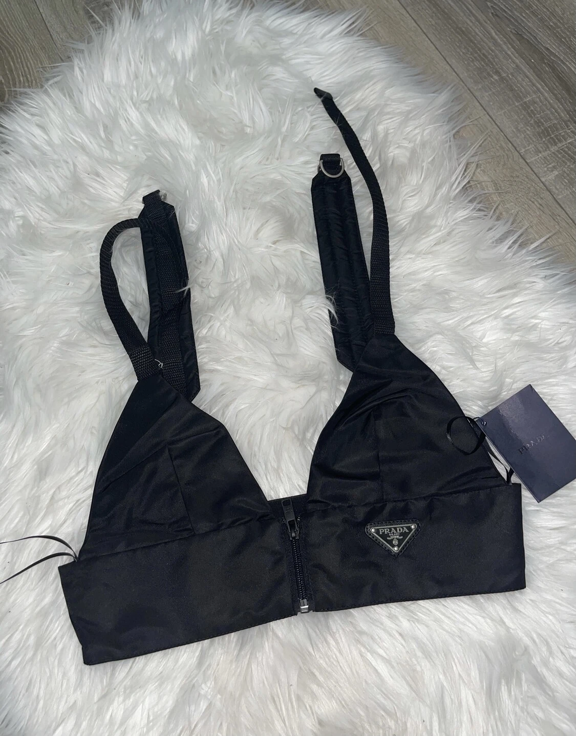 Prada Nylon Crop Top Shirt
