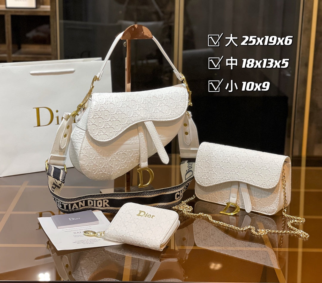 Dior Saddle Budget Bag 3 Piece Set