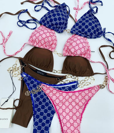 Good For You Chain Bikini (Multiple Colors)