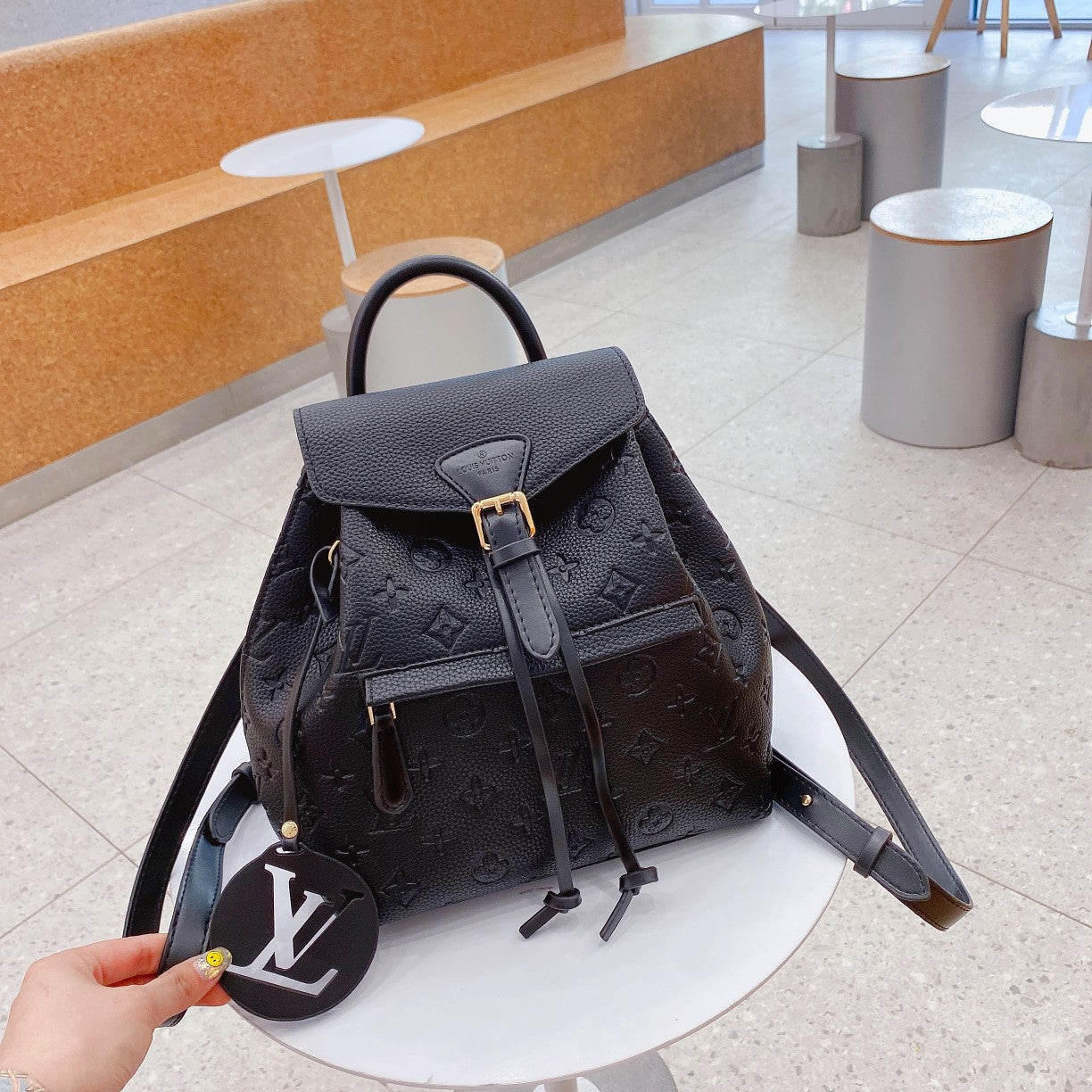 Nichole Mini Monogram Backpack