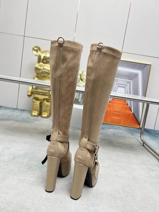 YSL Knee High Boots