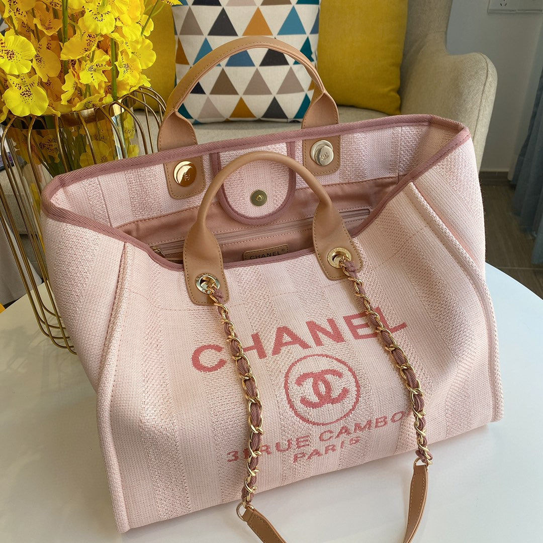 Chanel Deuaville Canvas Tote