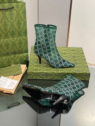 Gucci  GG Mid Heel Boots