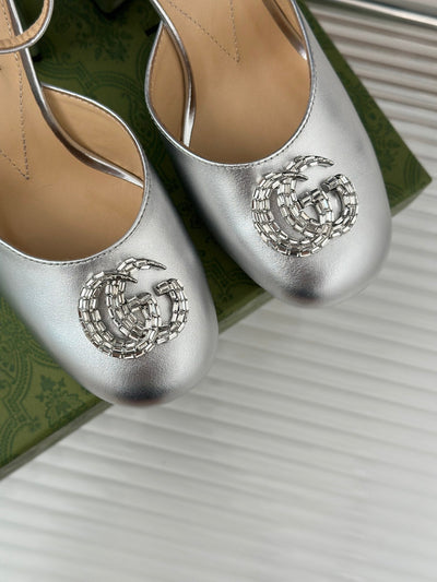 Gucci Platform Sandals With Double G
