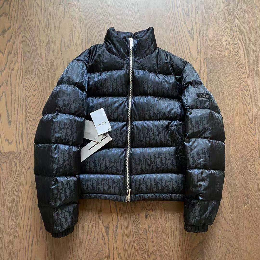 Dior Oblique Black Down Jacket