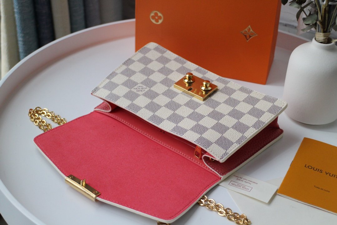 Louis Vuitton Croisette Chain Wallet Bag