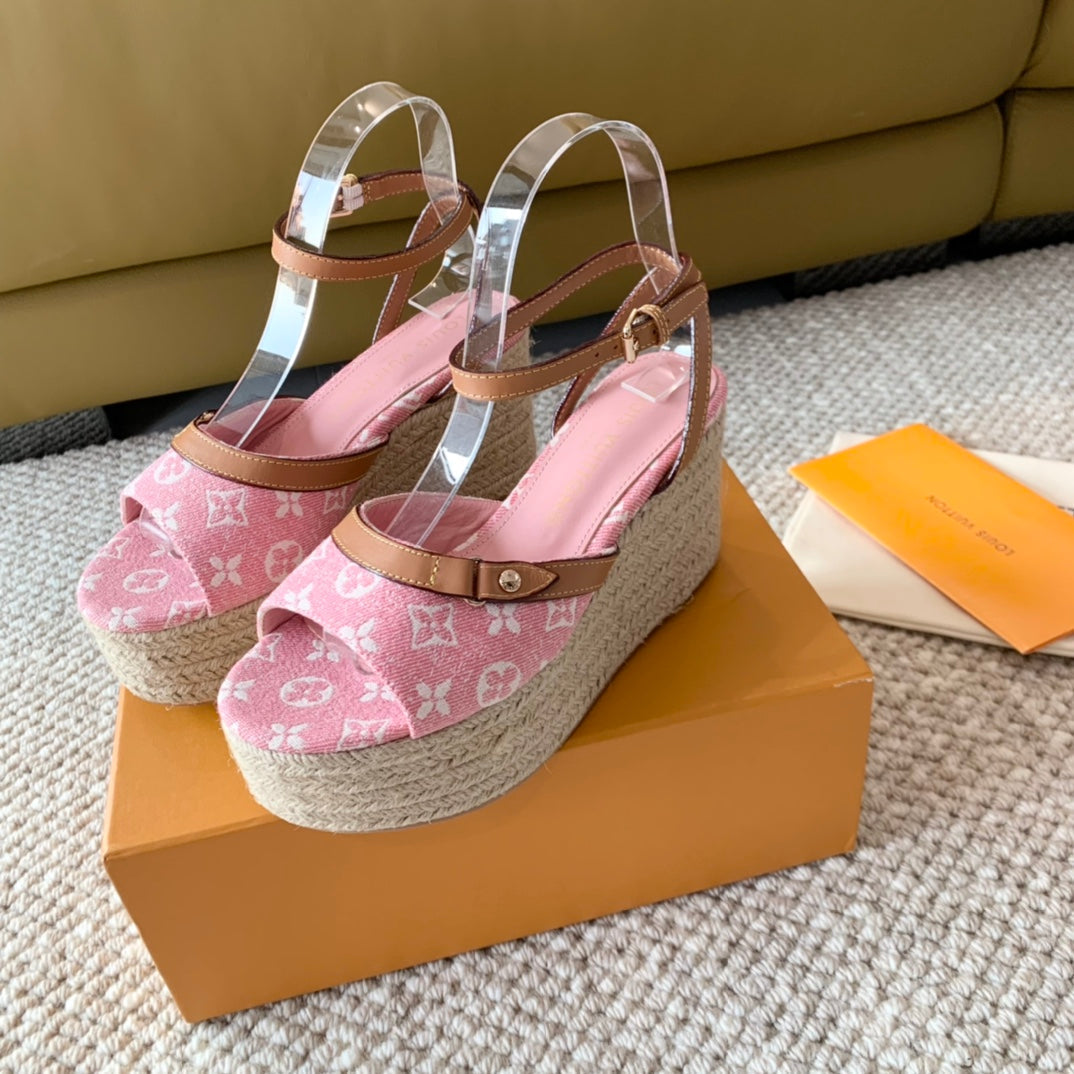 Louis Vuitton Isola Wedge Sandals