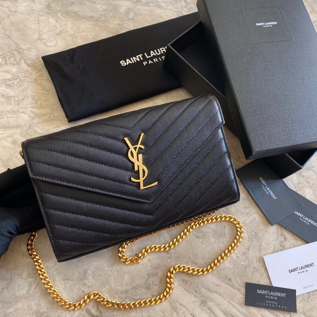 Saint Laurent Envelope Crossbody Bag