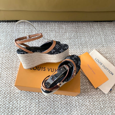 Louis Vuitton Helio's  Wedge Sandals