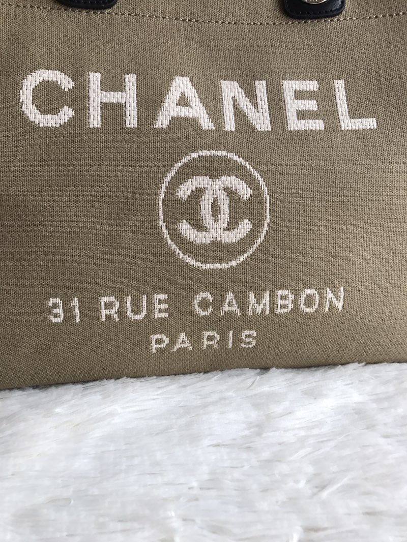 Chanel Deuaville Canvas Tote