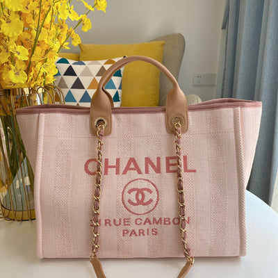 Chanel Deuaville Canvas Tote