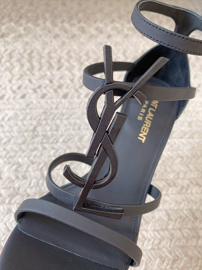 YSL High Heel Cassandra Sandals