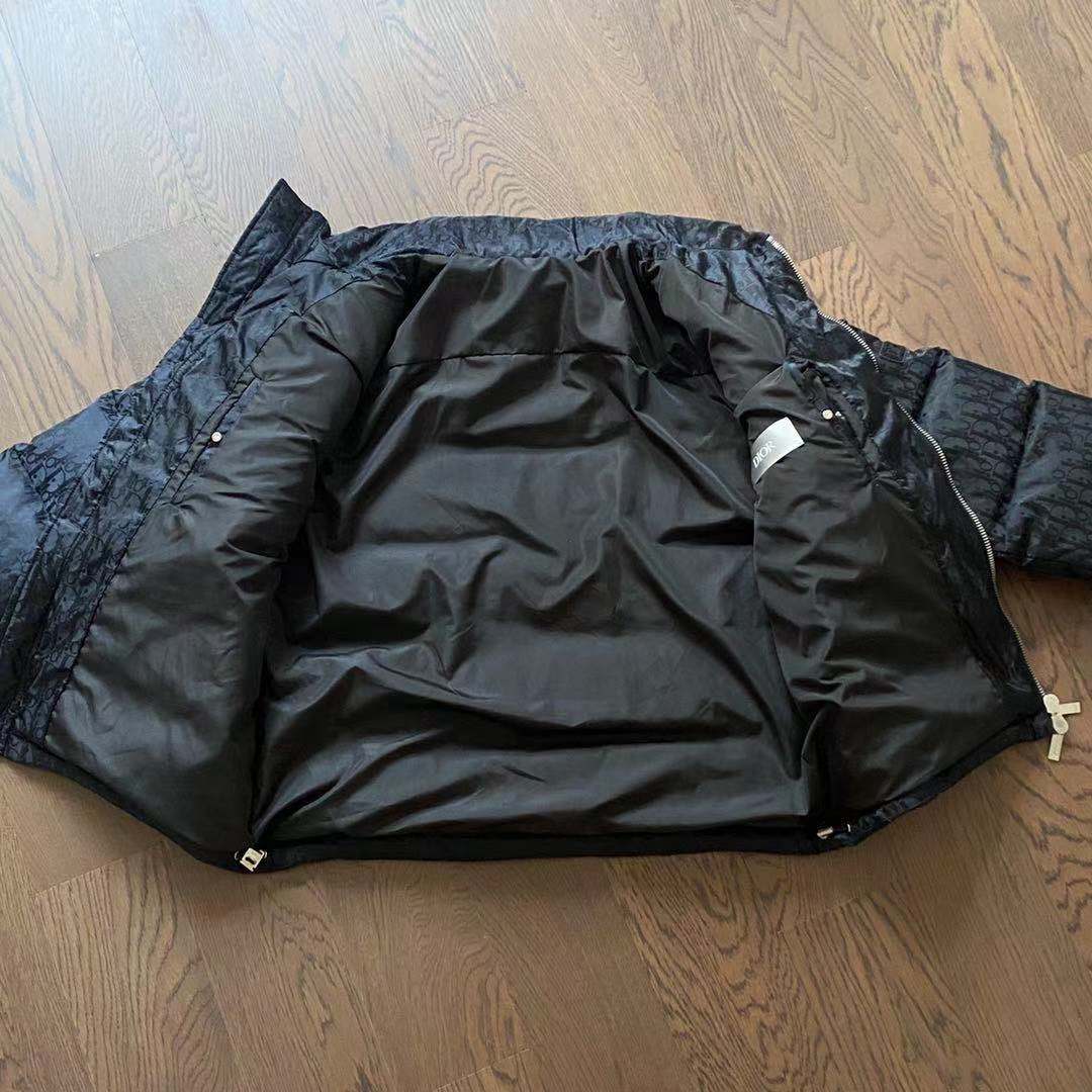 Dior Oblique Black Down Jacket
