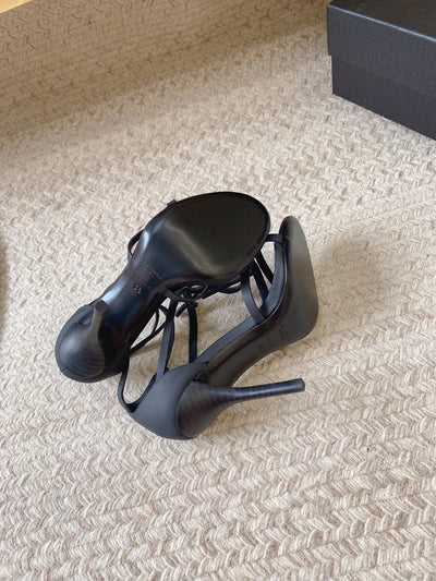 YSL High Heel Cassandra Sandals