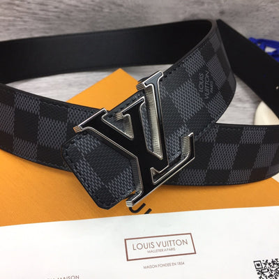 Men's Louis Vuitton Black Monogram Belt