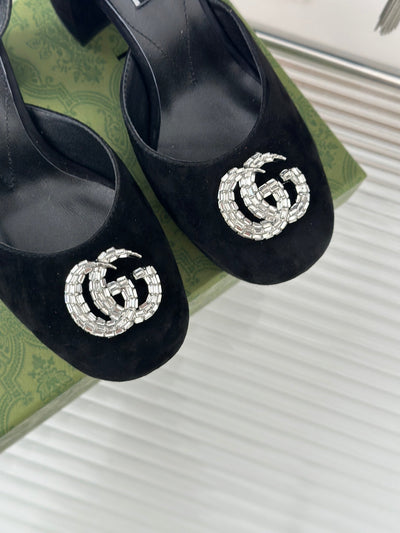 Gucci Platform Sandals With Double G