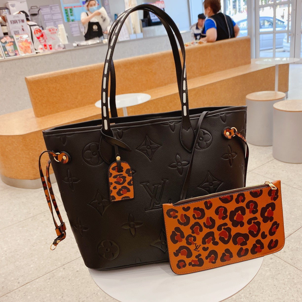 Louis Vuitton "Wild At Heart" Budget Neverfull Tote Bag