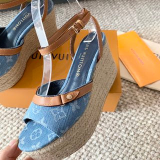 Louis Vuitton Helio's  Wedge Sandals