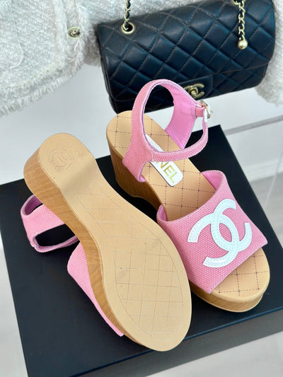 Chanel  Wedge Sandal