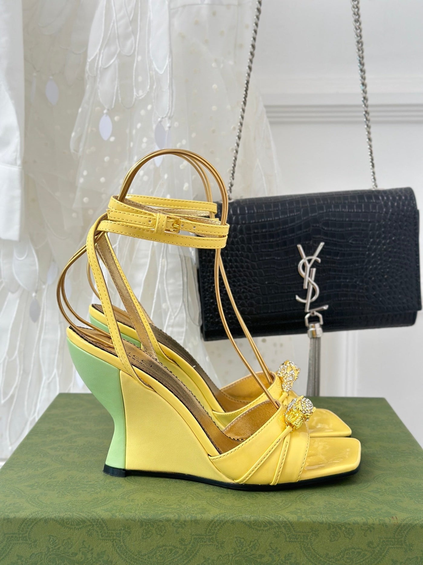 Gucci High Heel Sandals With Hardware