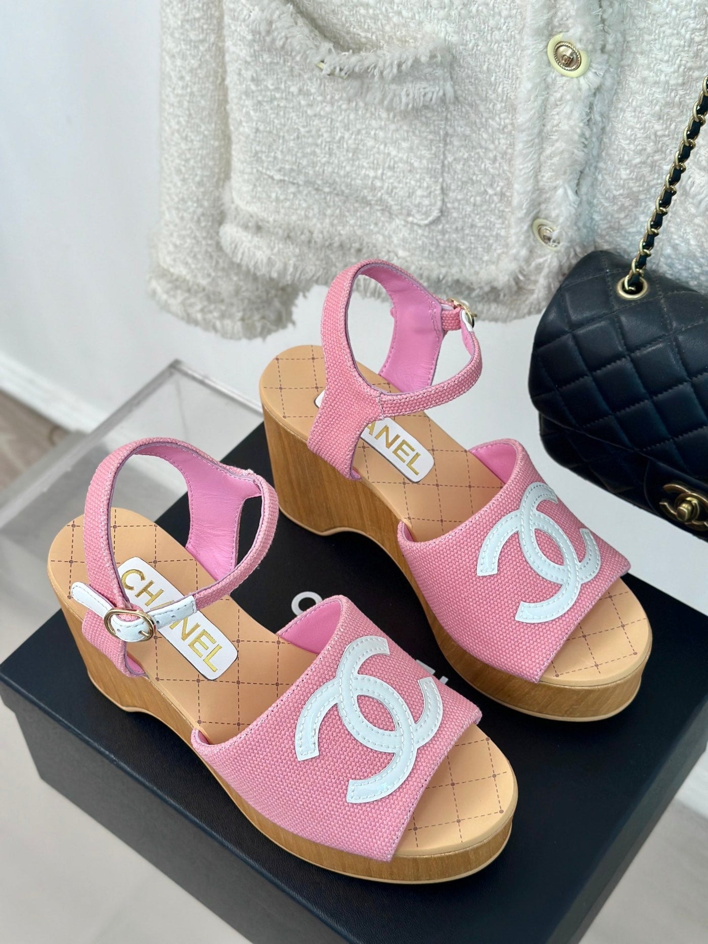 Chanel  Wedge Sandal