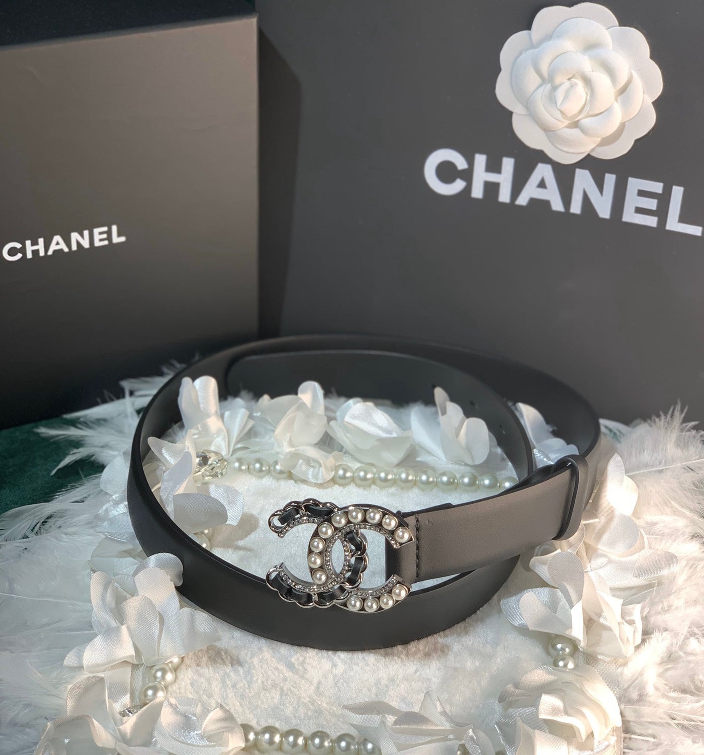 Chanel Pearl Belt Accessory