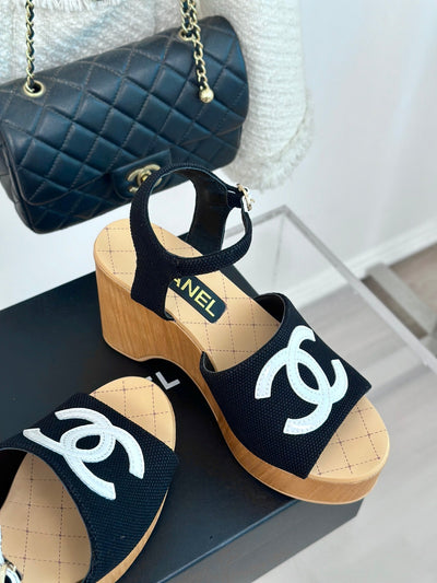 Chanel  Wedge Sandal